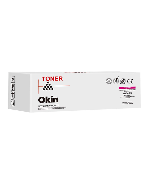 Okin Compatible Brother TN346 Magenta Toner Cartridge