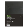 Okin Binding Covers A4 Black 250gsm, Pack of 20