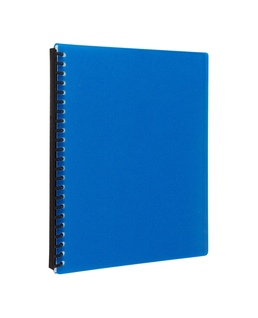 OKIN REFILLABLE DISPLAY BOOK 20 POCKET BLUE