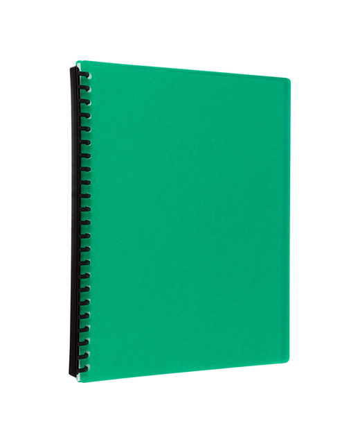 OKIN  REFILLABLE DISPLAY BOOK 20 POCKET GREEN