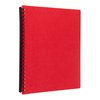 OKIN REFILLABLE DISPLAY BOOK 20 POCKET RED