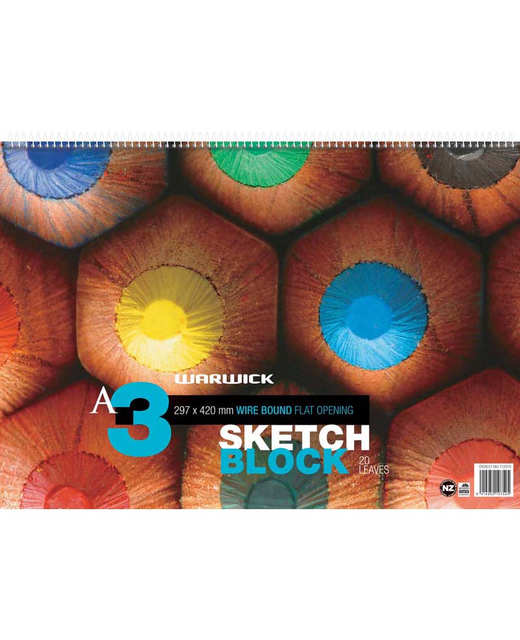 SKETCH PAD WARWICK A3 SPIRAL