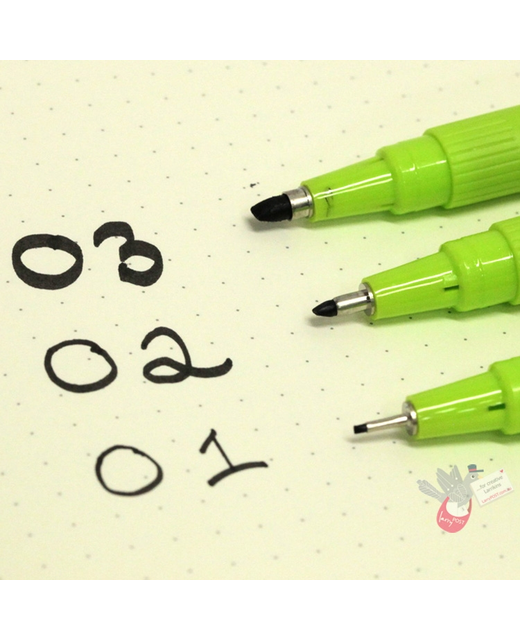 PEN PILOT LETTERING 3MM BLACK