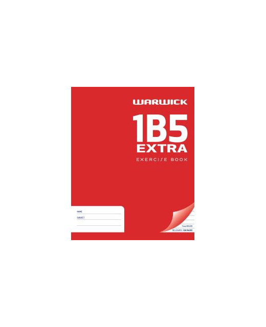 EXERCISE BOOK WARWICK 1B5 50LF EXTRA RULED 7MM