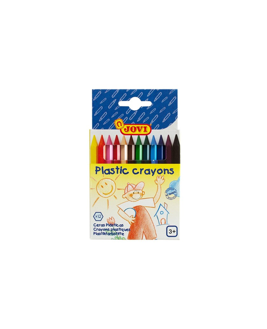 Crayons Jovi Plastic Pack 12