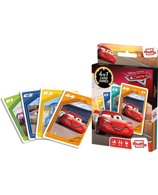4 IN 1 CARS CARD GAME