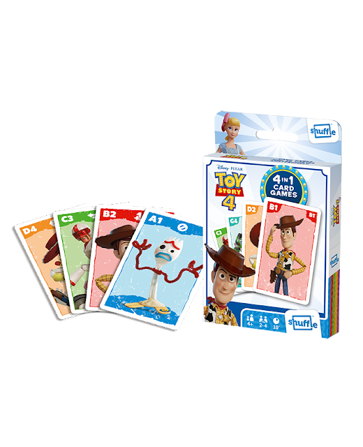 4 IN 1 TOY STORY 4 CARD GAME