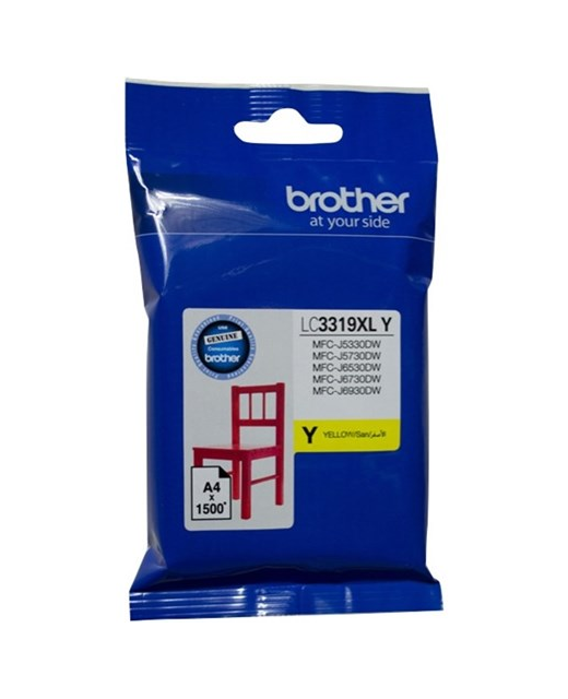 Brother Ink LC3319XL Yellow (1500 Pages)