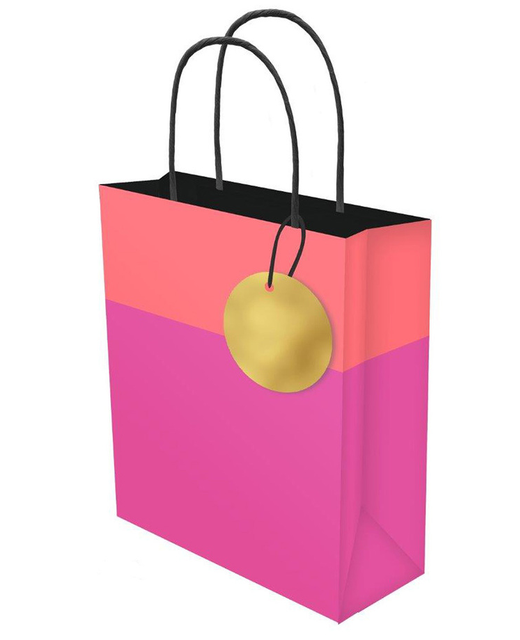Small Gift Bag Pink Orange