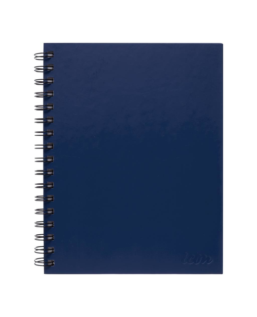ICON SPIRAL NOTEBOOK A5 HARD COVER BLUE 200Pgs