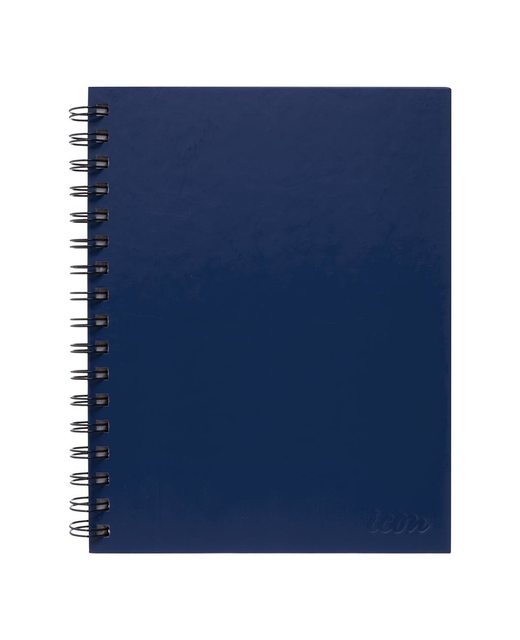 ICON SPIRAL NOTEBOOK A5 HARD COVER BLUE 200Pgs