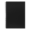 ICON SPIRAL NOTEBOOK A4 HARD COVER BLACK 200Pgs