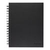 OKIN SPIRAL NOTEBOOK A4 HARDCOVER BLACK