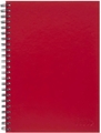 ICON SPIRAL NOTEBOOK A4 HARD COVER RED 200Pgs