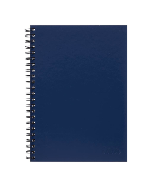 ICON SPIRAL NOTEBOOK A4 HARD COVER BLUE 200Pgs