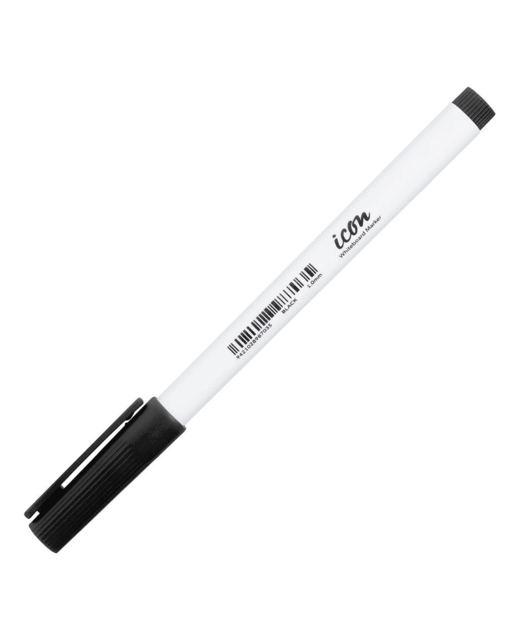 WHITEBOARD MARKER ICON SLIM BLACK PEN STYLE