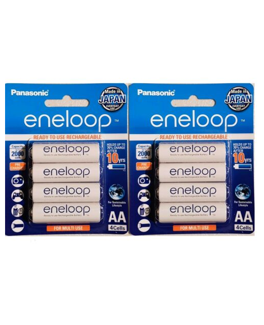 PANASONIC ENELOOP AA 4PK RECHARGEABLE BAT