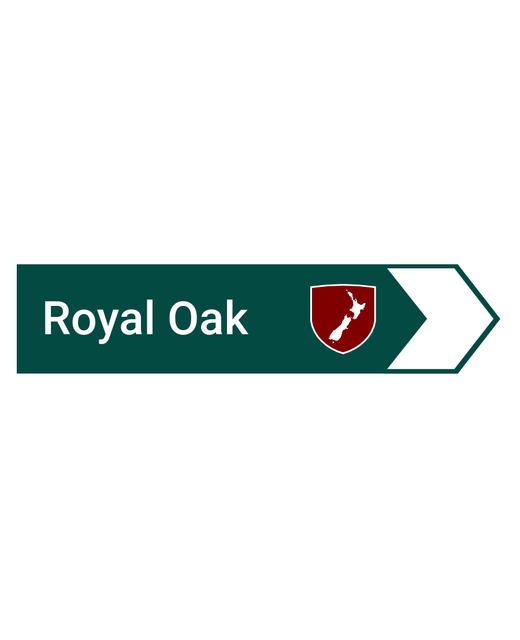 ROAD SIGN MAGNET ROYAL OAK 