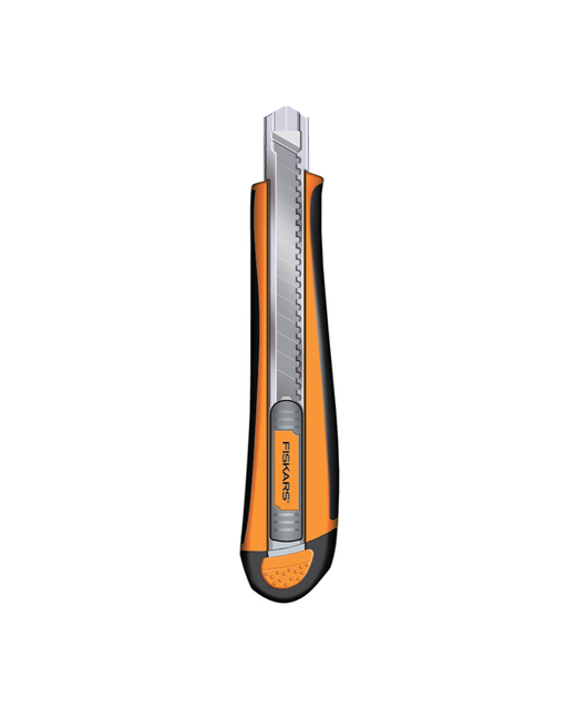 Fiskars 9mm Straight Cutting Knife Metal Garage Cutter