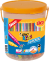 Felt Pens Bic Cascade Tub 80