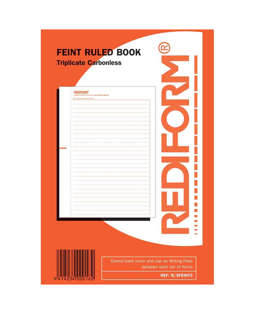 Rediform Book Feint Ruled R/Sfeint3 Triplicate 50 Leaf