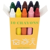 Crayons Retsol Mixed Colours 10 Pack Ulab Hard