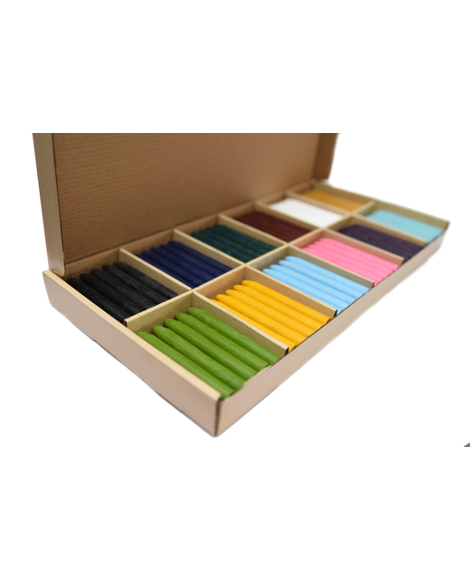 JESTER WAX CRAYONS 120Pcs UNWRAPPED