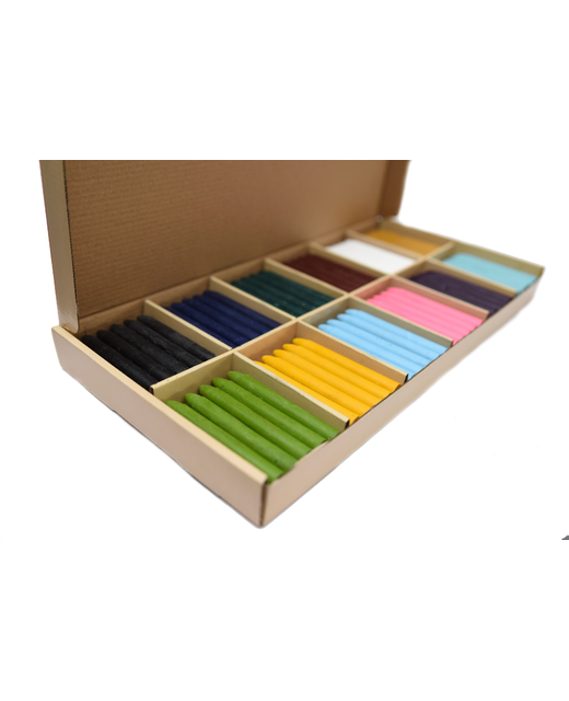 JESTER WAX CRAYONS 120Pcs UNWRAPPED