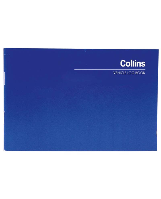 Collins Vehicle Log Book 40 Limp 24 Page 115x170mm