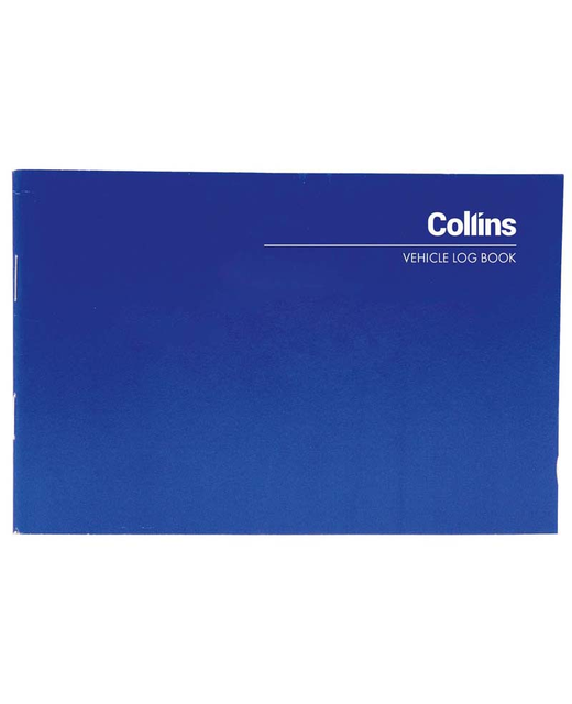 Collins Vehicle Log Book 40 Limp 24 Page 115x170mm