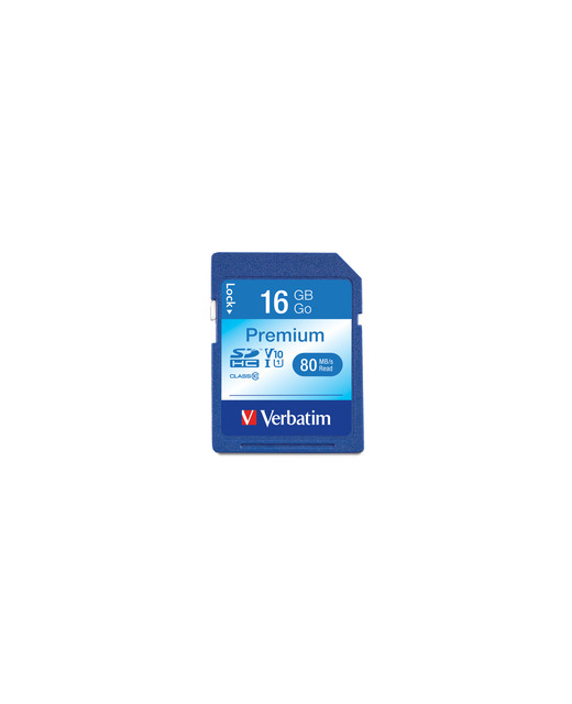 VERBATIM SDHC CARD 16GB CLASS 10