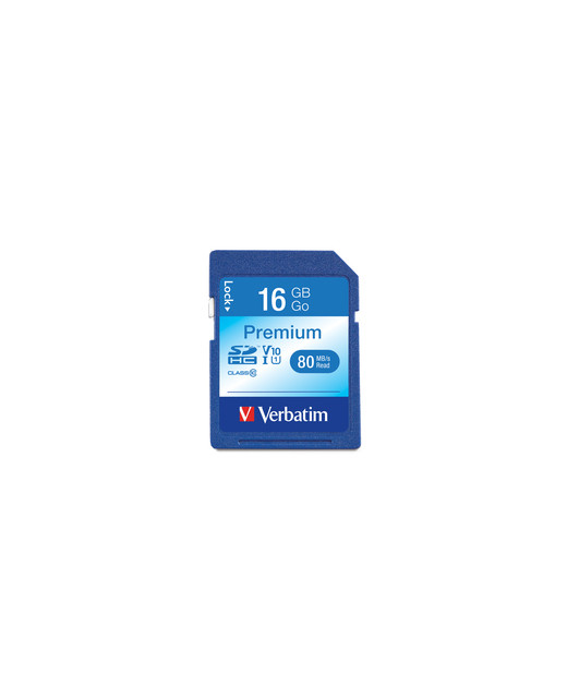 VERBATIM SDHC CARD 16GB CLASS 10