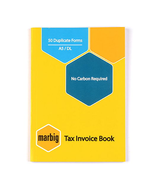 MARBIG Invoice Book A5