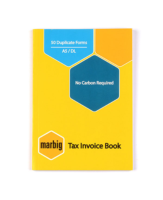 MARBIG Invoice Book A5