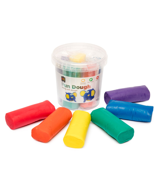 DOUGH FUN BUCKET 900gm PACK 6 ASSORTED