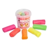 FLUORO FUN DOUGH TUB 900gm PACK 6 ASSORTED