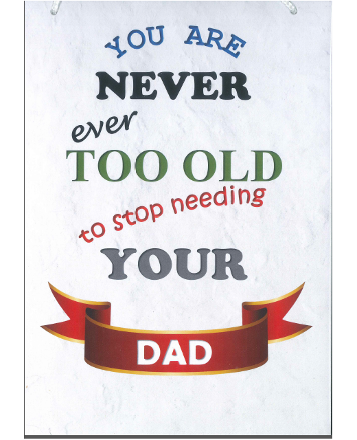 Father's Day A4 Plaques