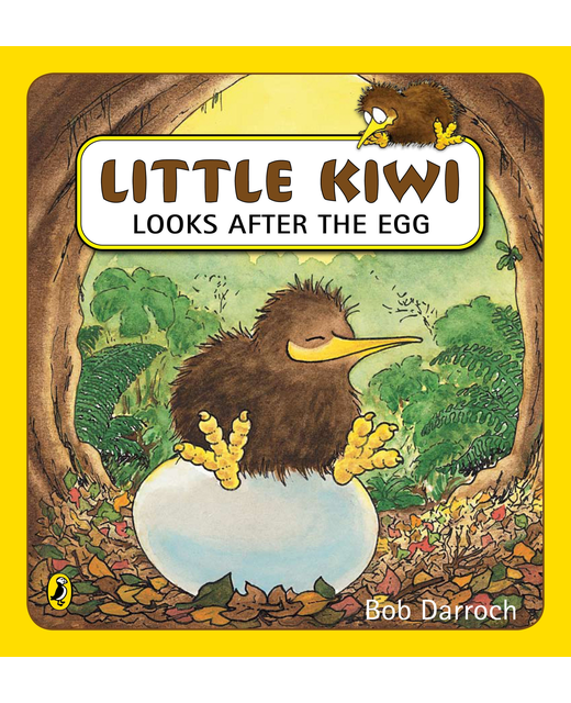 LITTLE KIWI LOOKS AFTER THE EGG