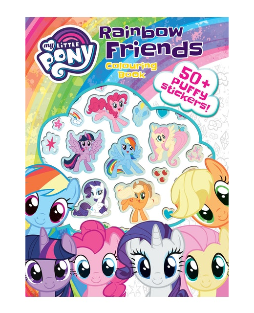 MY LITTLE PONY PUFFY STICKER Children BooksActivities & Colouring