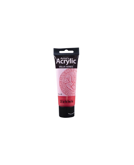 ARTISTS ACRYLIC PAINT 75ML 328 CAD RED DEEP HUE