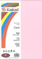 KASKAD A4 160GSM CARD 15PK FLAMINGO PINK