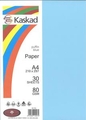 PAPER KASKAD A4 80GSM PUFFIN BLUE 30PK