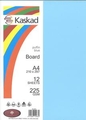 BOARD KASKAD A4 22GSM PUFFIN BLUE 12PK