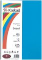 Kaskad A4 225gsm Board 12s Kingfisher Blue