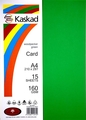 Kaskad A4 160gsm Crd 15pk Woodpecker Green