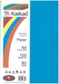 KASKAD A4 80GSM PAPER 100PK ASSORTED BRIGHTS