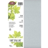 BOARD METALLIC A4 285GSM SILVER 5PK