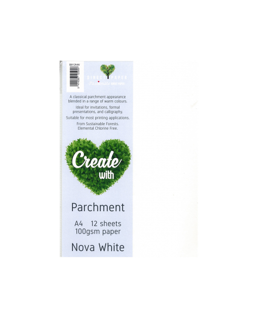 PAPER PARCHMENT A4 100GSM NOVA WHITE 12