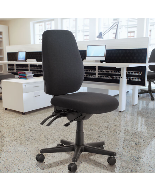 BURO AURA ERGO+ CHAIR DILLION PU BLACK