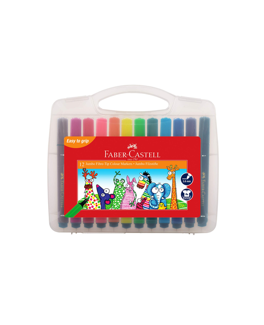 Coloured Markers Faber Castell Jumbo Case Of 12
